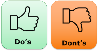 Dos Donts