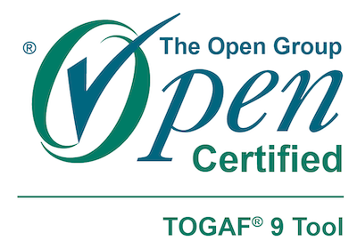 TOGAF 9 certified tool logo